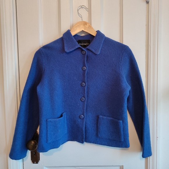 100% wool cropped jacket - Picture 5 of 9